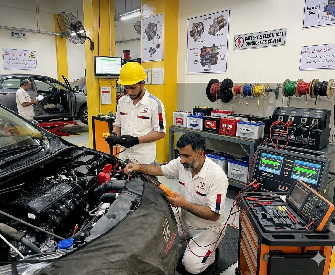 Battery and Electrical